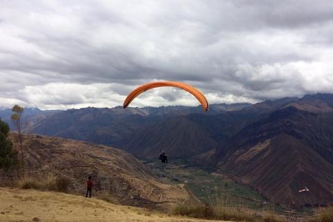 Paragliding Tandem Flight over the Sacred Valley Peru